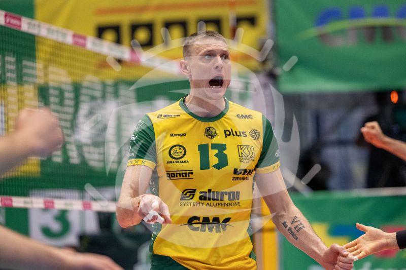 Siatkówka: PLUS LIGA, Aluron CMC Warta Zawiercie - PGE PROJEKT WARSZAWA - Agencja Fotograficzna